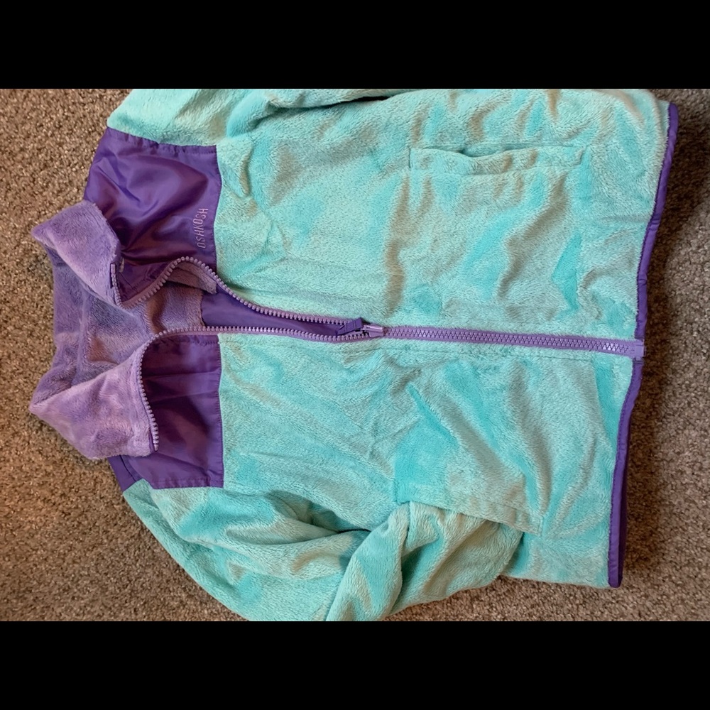 Reversable girls teal / purple jacket.